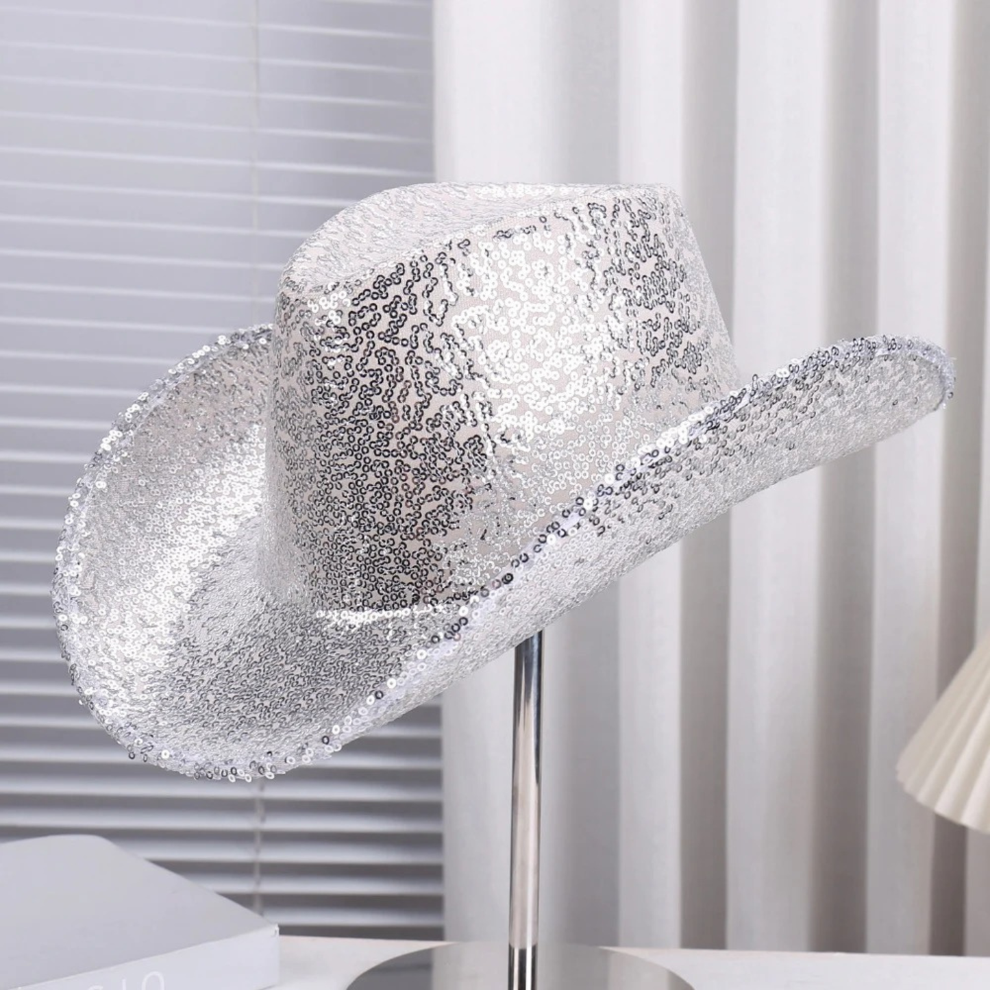 Disco Ball  Hat, Disco cowboy hat Sunglasses for Disco Party Decoration Wedding Bride