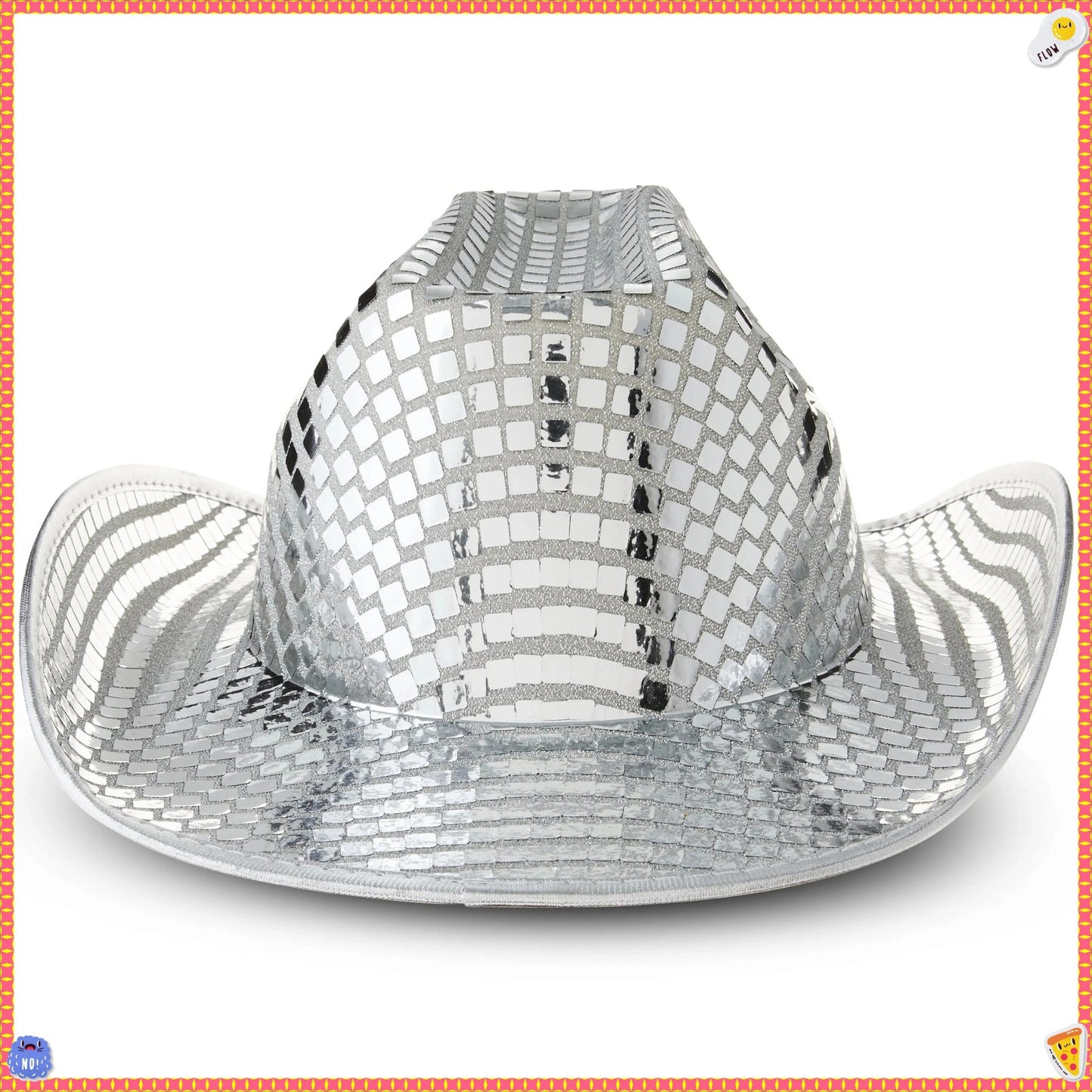 Adult Silver Disco Cowboy Hat – Dance Prop