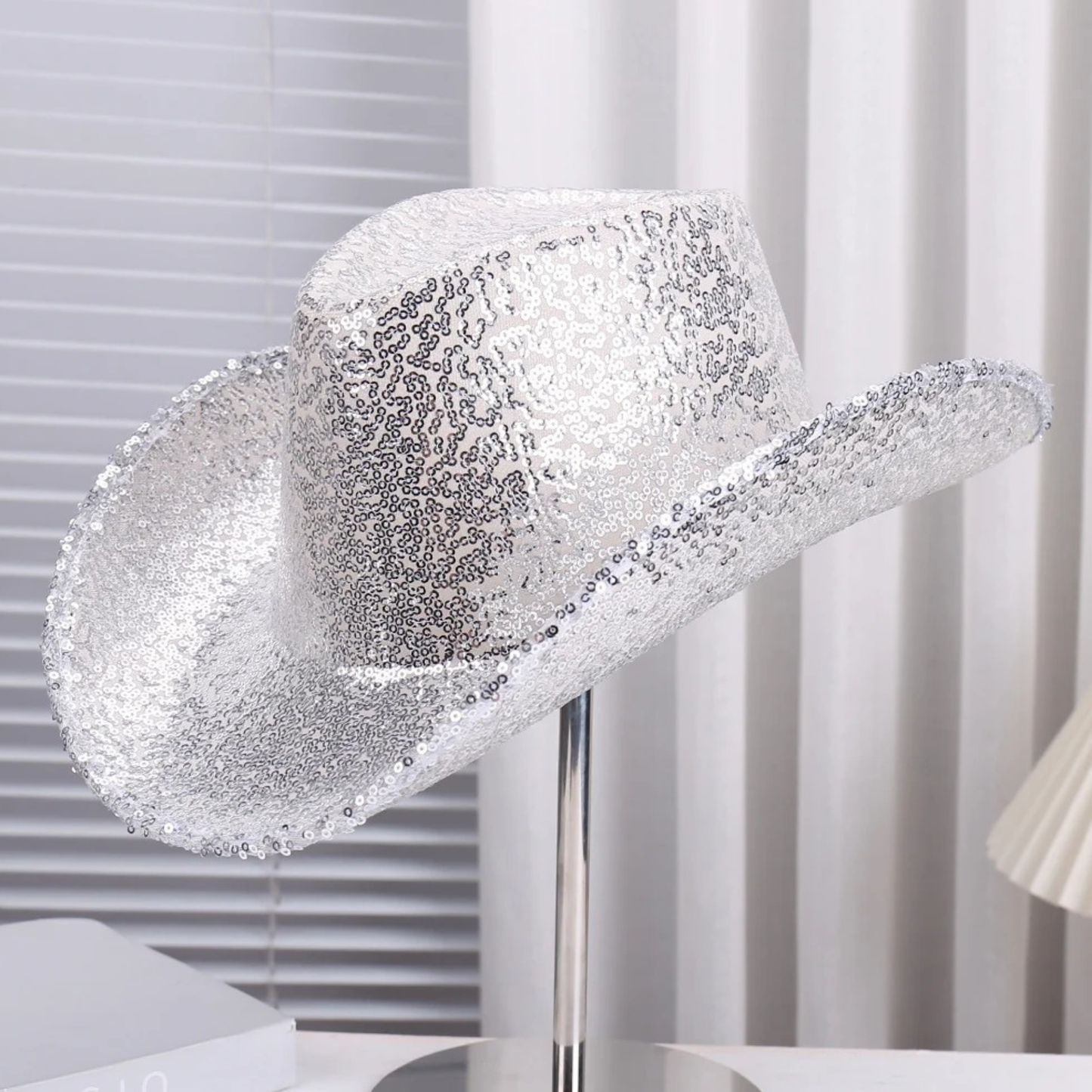 Disco Ball  Hat, Disco cowboy hat Sunglasses for Disco Party Decoration Wedding Bride