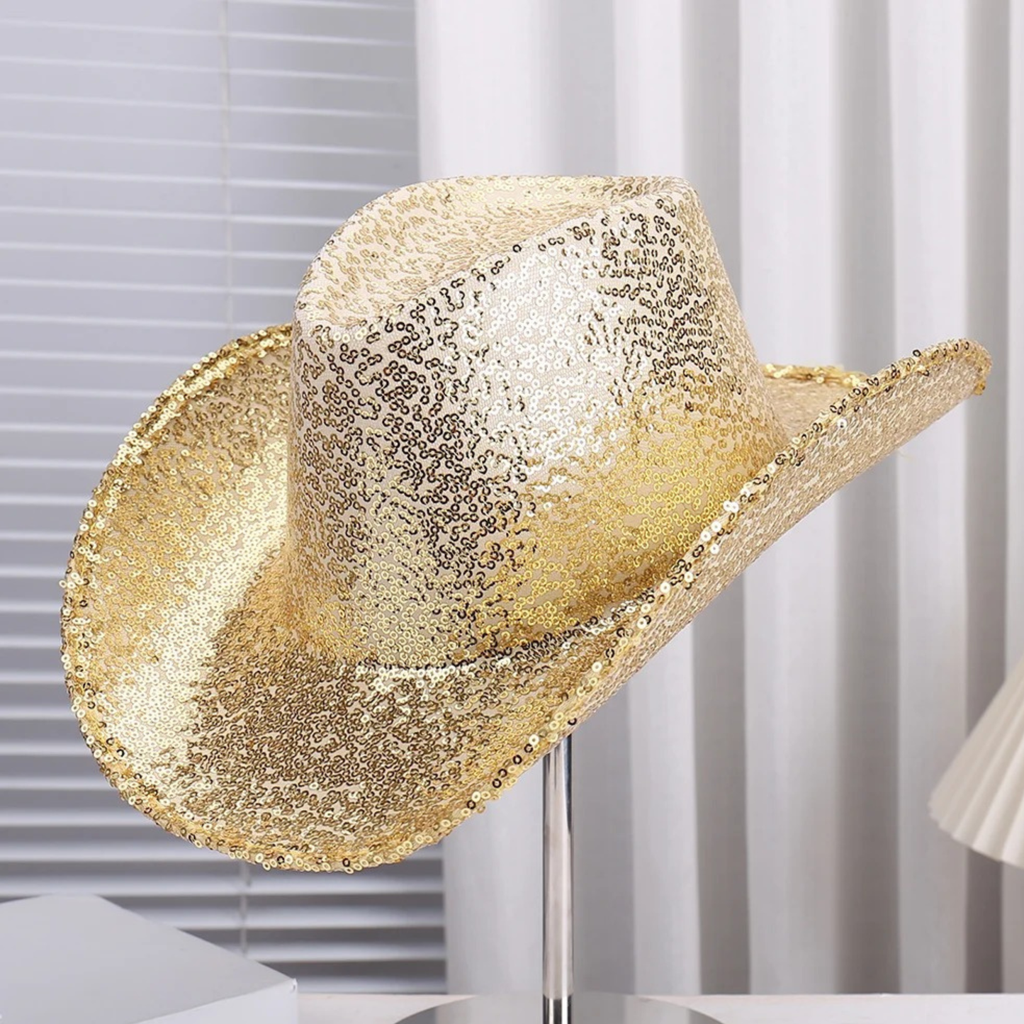 Disco Ball  Hat, Disco cowboy hat Sunglasses for Disco Party Decoration Wedding Bride