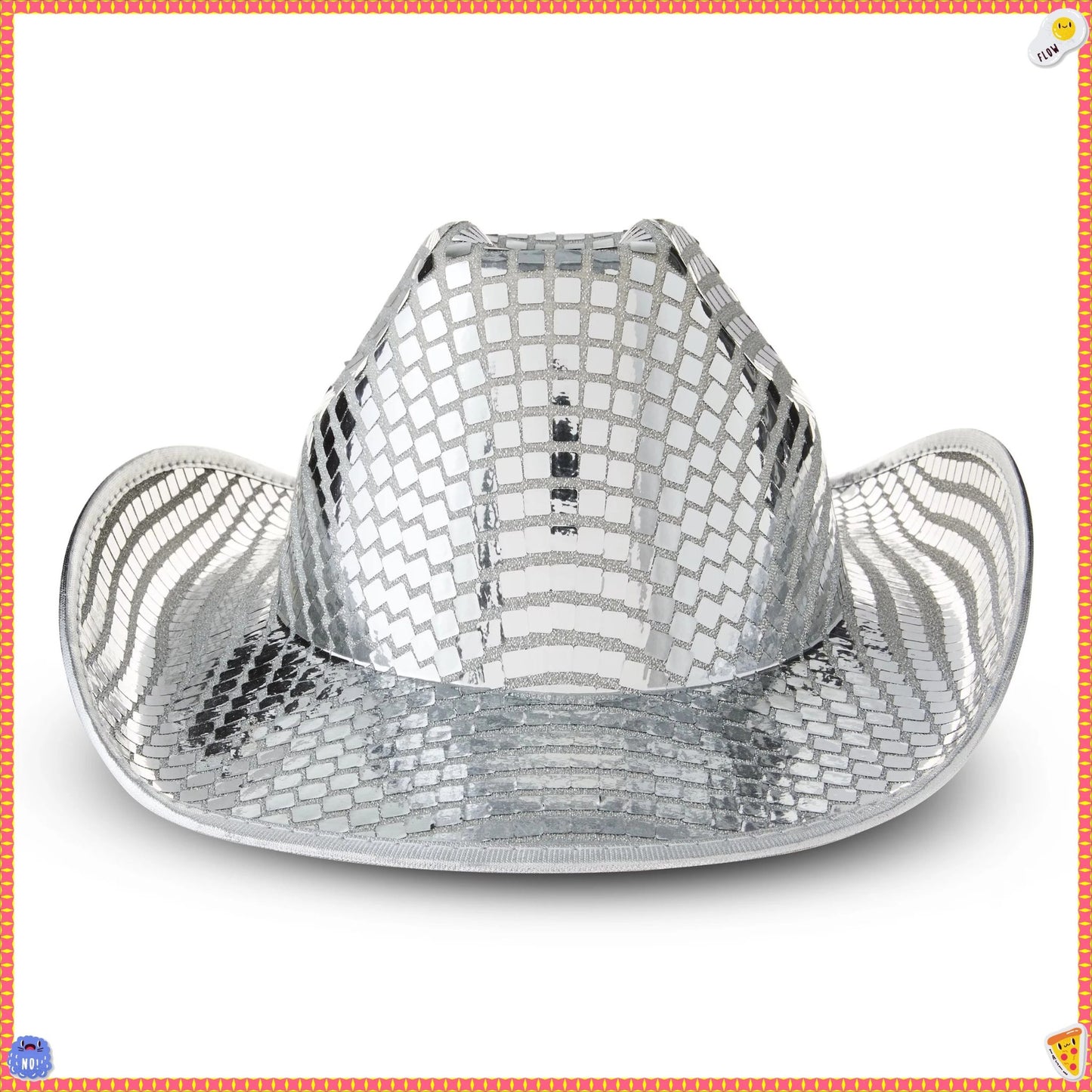 Adult Silver Disco Cowboy Hat – Dance Prop