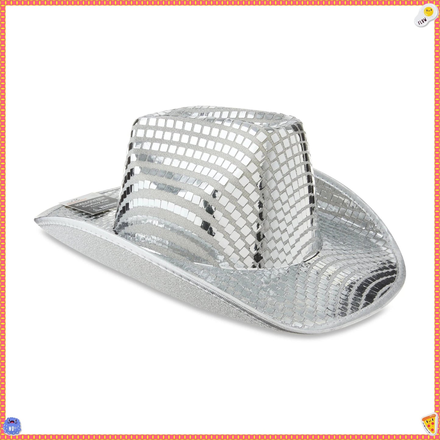 Adult Silver Disco Cowboy Hat – Dance Prop