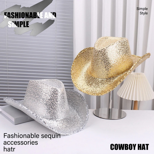 Disco Ball  Hat, Disco cowboy hat Sunglasses for Adult 80s Birthday Disco Party Decoration Wedding Bride To Be Party Decor Mirror Disco Cap