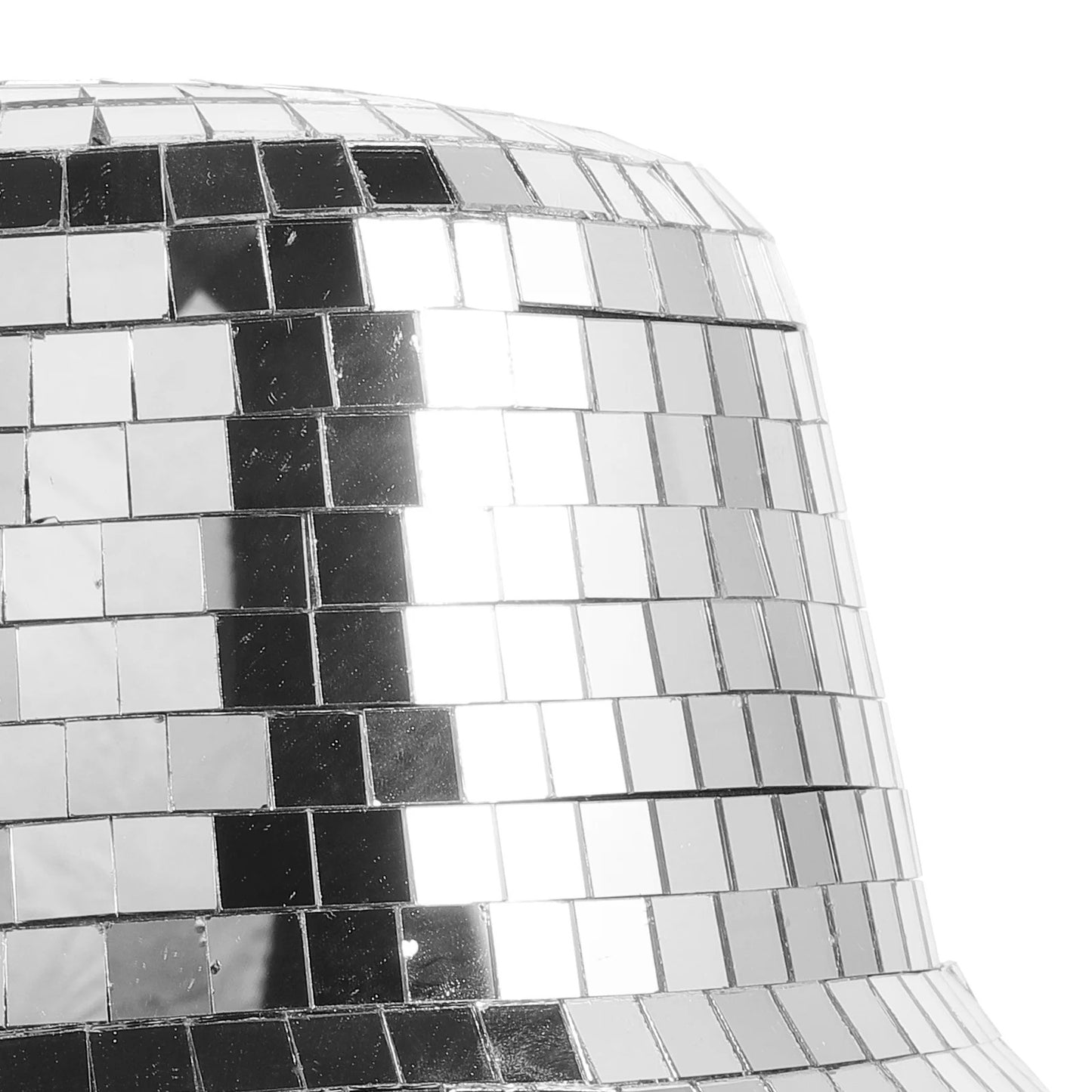 Silver Mirror Disco Cowgirl Hat – for Festivals & Party Events